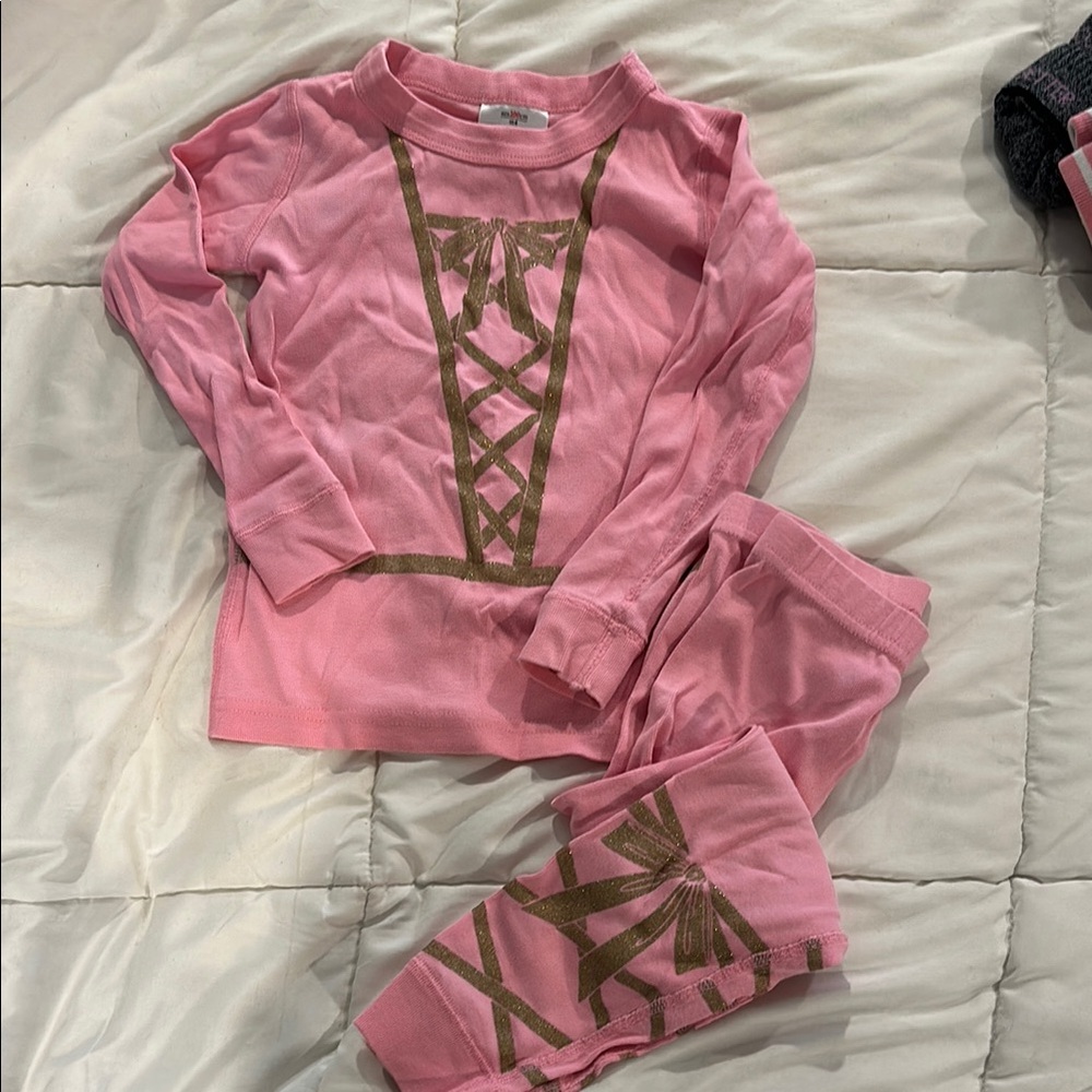 Hanna Andersson Pink Ballet Pajamas